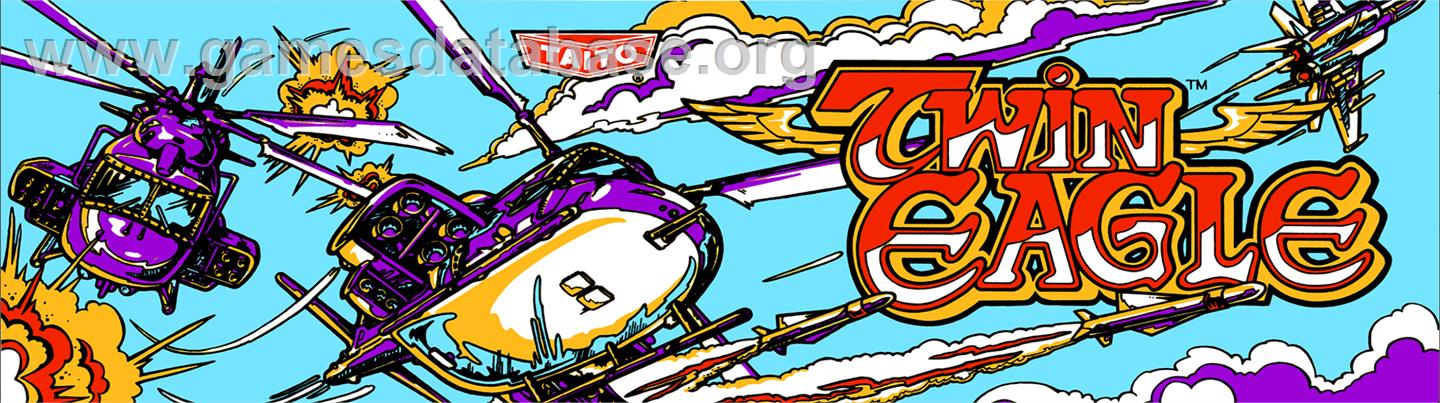 Twin Eagle - Revenge Joe's Brother - Arcade - Artwork - Marquee