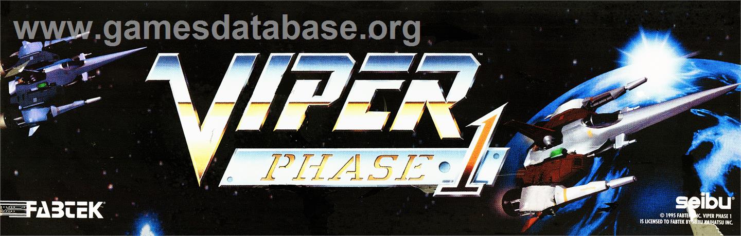 Viper Phase 1 - Arcade - Artwork - Marquee