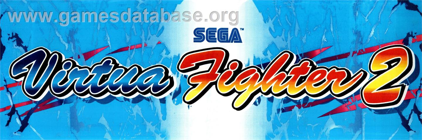 Virtua Fighter 2 - Arcade - Artwork - Marquee
