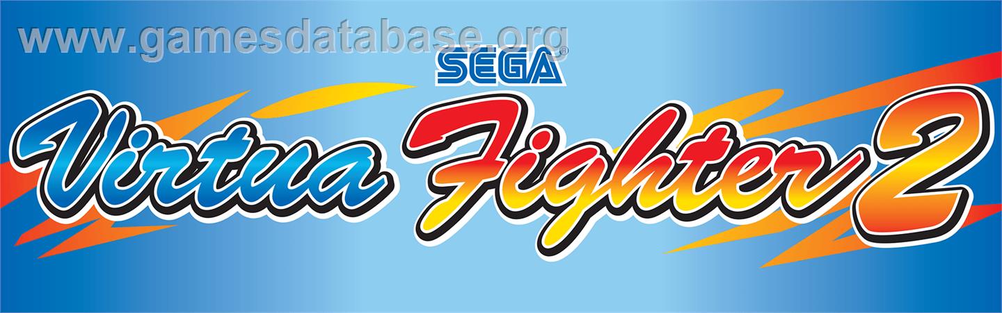 Virtua Fighter 2 - Arcade - Artwork - Marquee