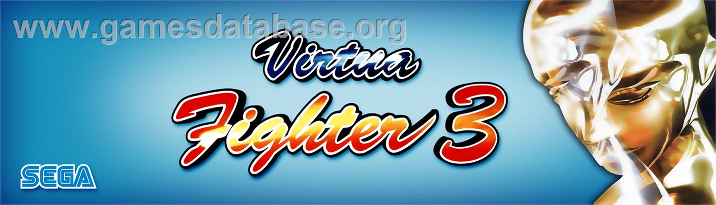 Virtua Fighter 3 - Arcade - Artwork - Marquee