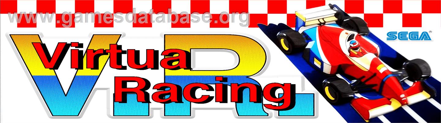 Virtua Racing - Arcade - Artwork - Marquee