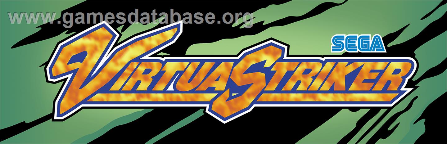 Virtua Striker - Arcade - Artwork - Marquee