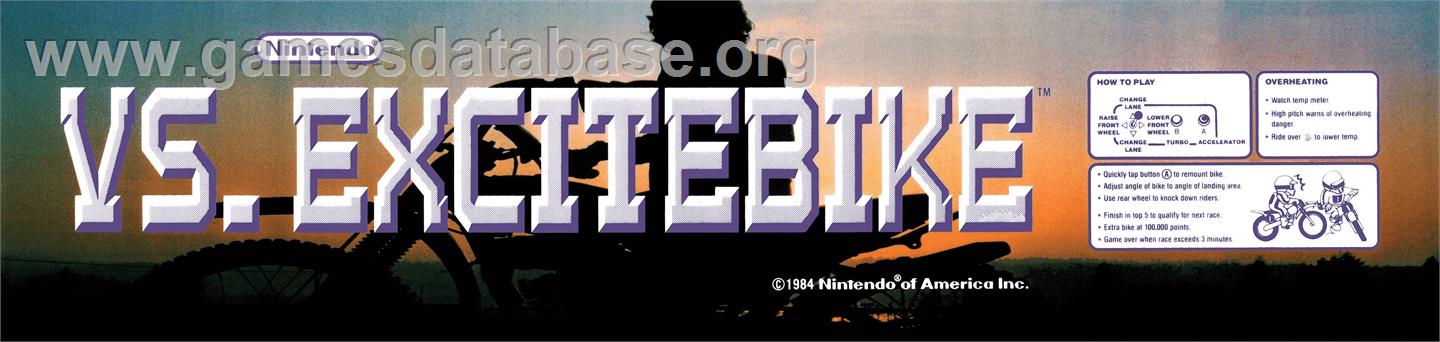 Vs. Excitebike - Arcade - Artwork - Marquee