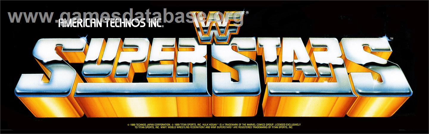WWF Superstars - Arcade - Artwork - Marquee