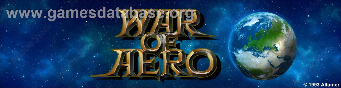 War of Aero - Project MEIOU - Arcade - Artwork - Marquee