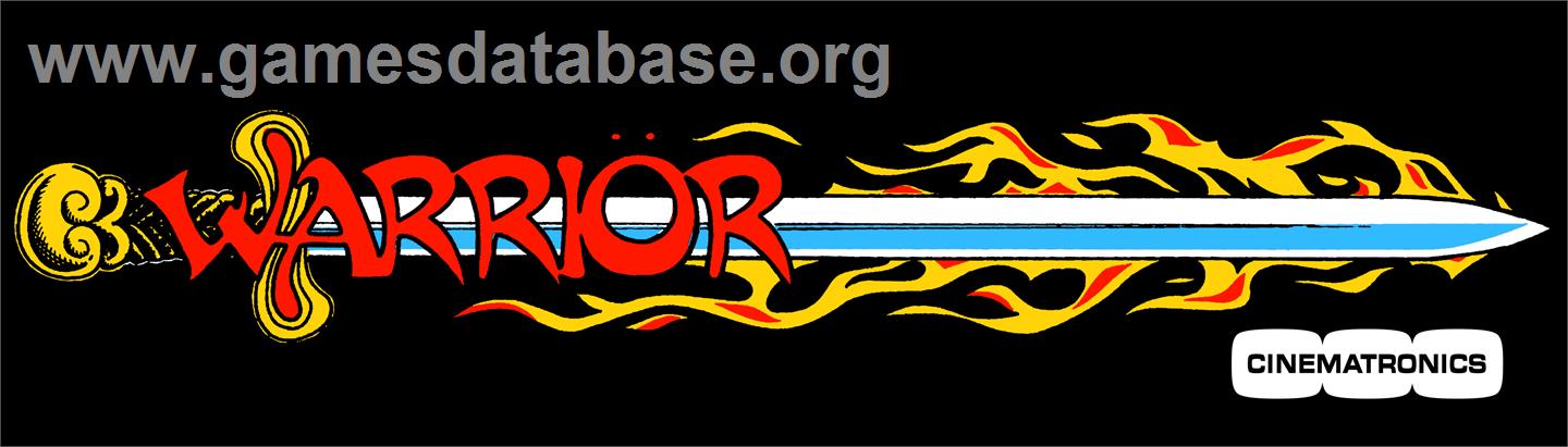 Warrior - Arcade - Artwork - Marquee