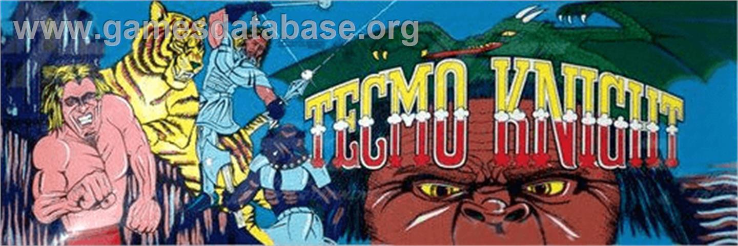 Wild Fang / Tecmo Knight - Arcade - Artwork - Marquee