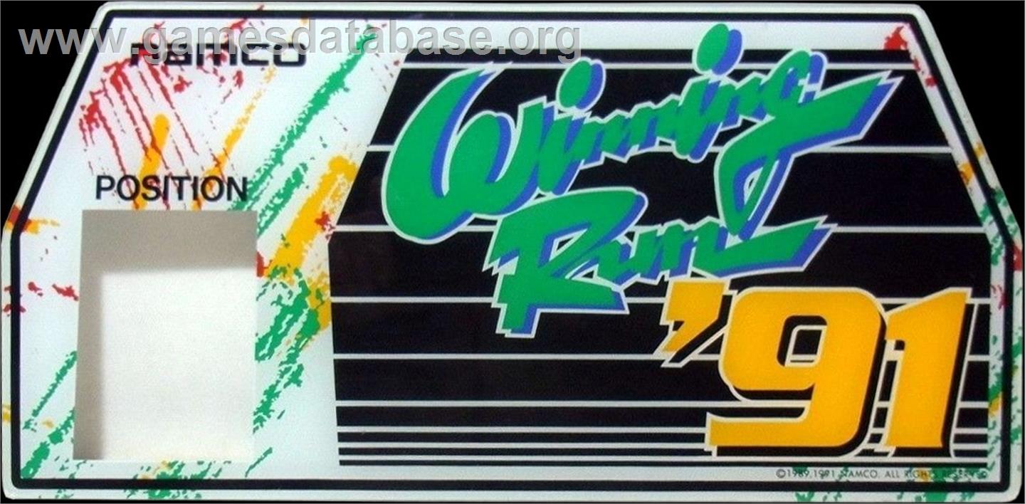 Winning Run 91 - Arcade - Artwork - Marquee