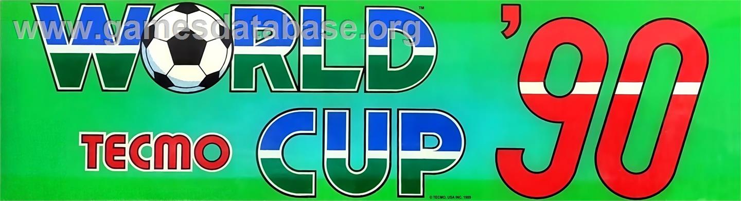 World Cup '90 - Arcade - Artwork - Marquee