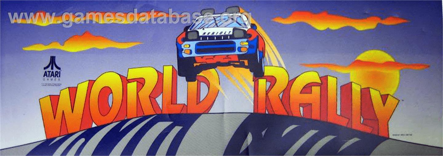 World Rally - Arcade - Artwork - Marquee