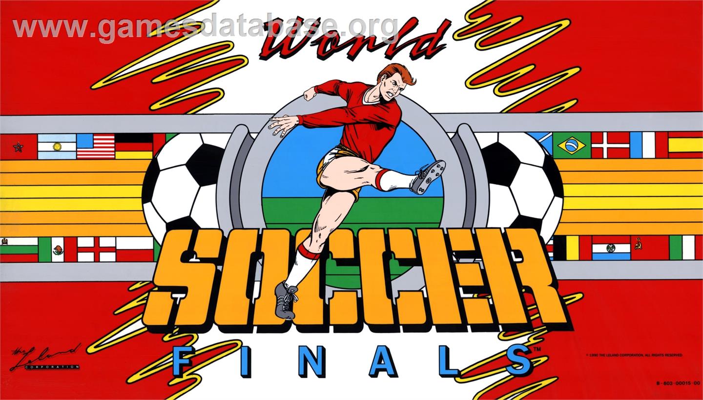 World Soccer Finals - Arcade - Artwork - Marquee