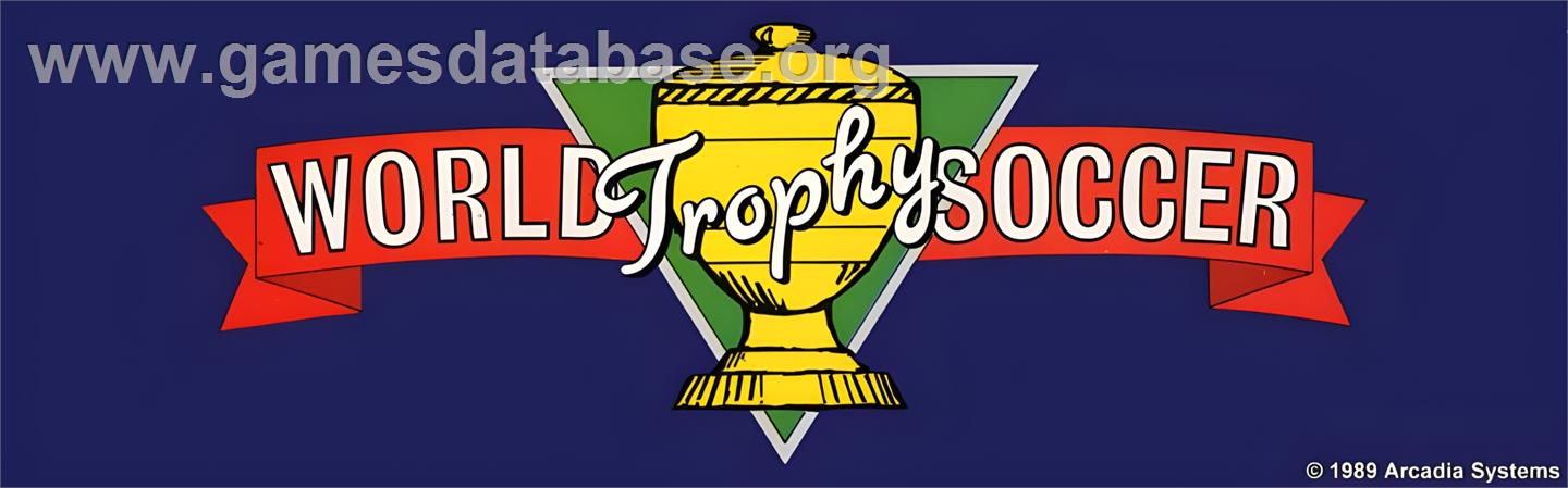 World Trophy Soccer - Arcade - Artwork - Marquee