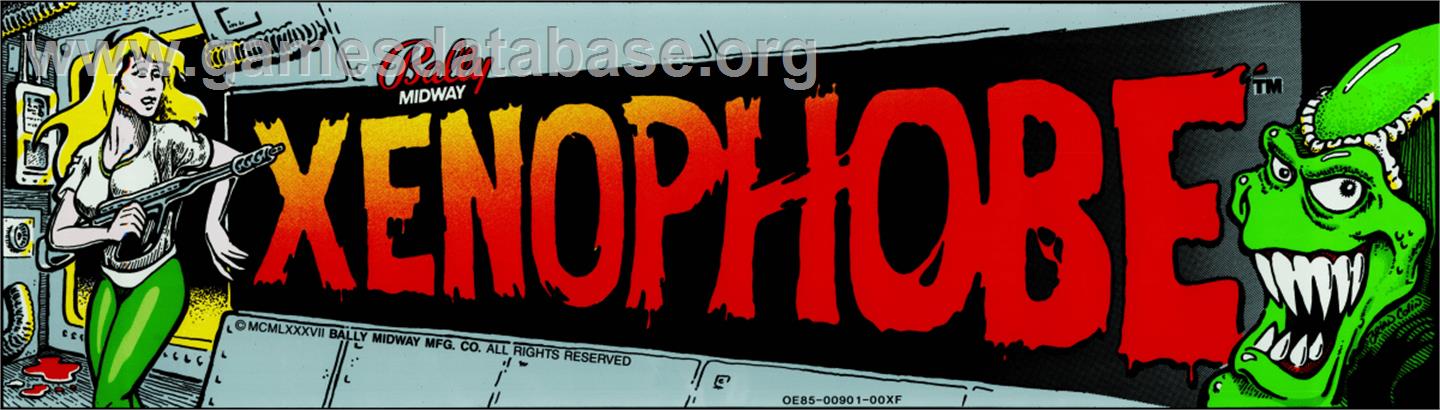 Xenophobe - Arcade - Artwork - Marquee