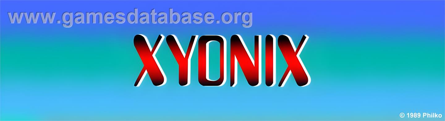 Xyonix - Arcade - Artwork - Marquee