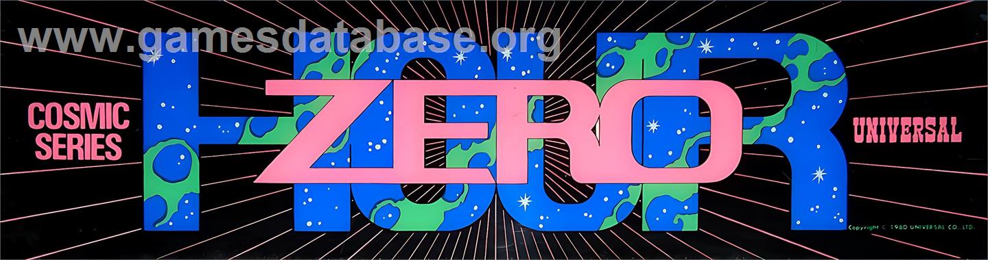 Zero Hour - Arcade - Artwork - Marquee