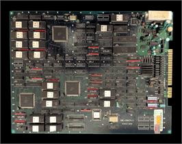 Printed Circuit Board for Act-Fancer Cybernetick Hyper Weapon.