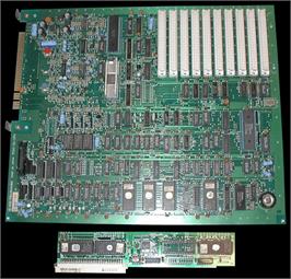 Printed Circuit Board for Ninja Gaiden Episode II: The Dark Sword of Chaos.