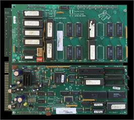 Printed Circuit Board for Street Fighter: The Movie.