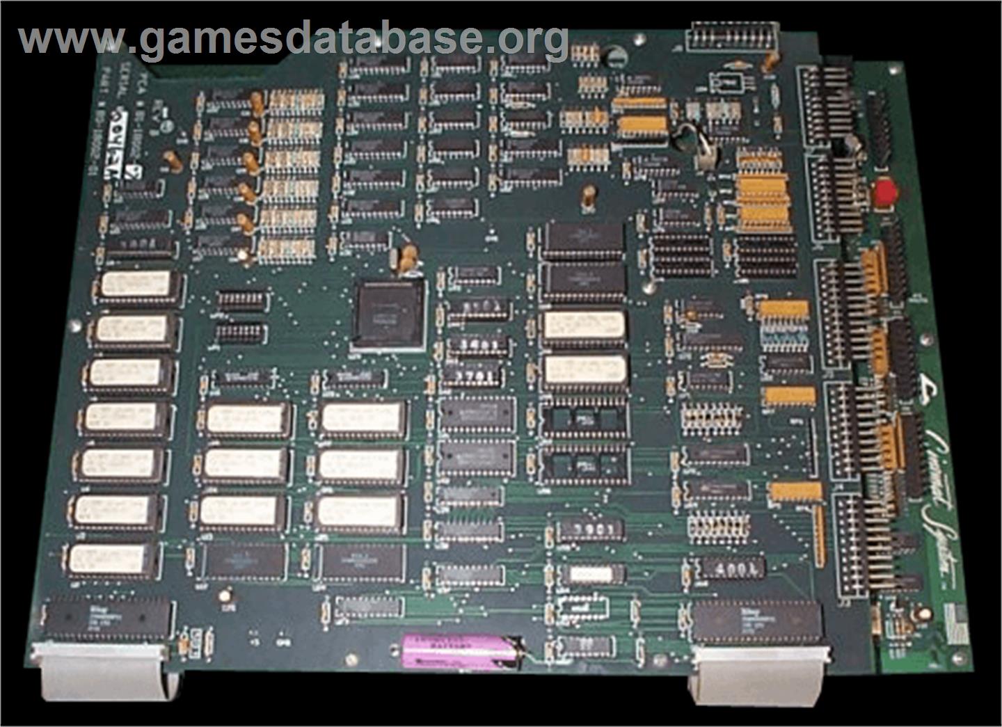 All American Football - Arcade - Artwork - PCB