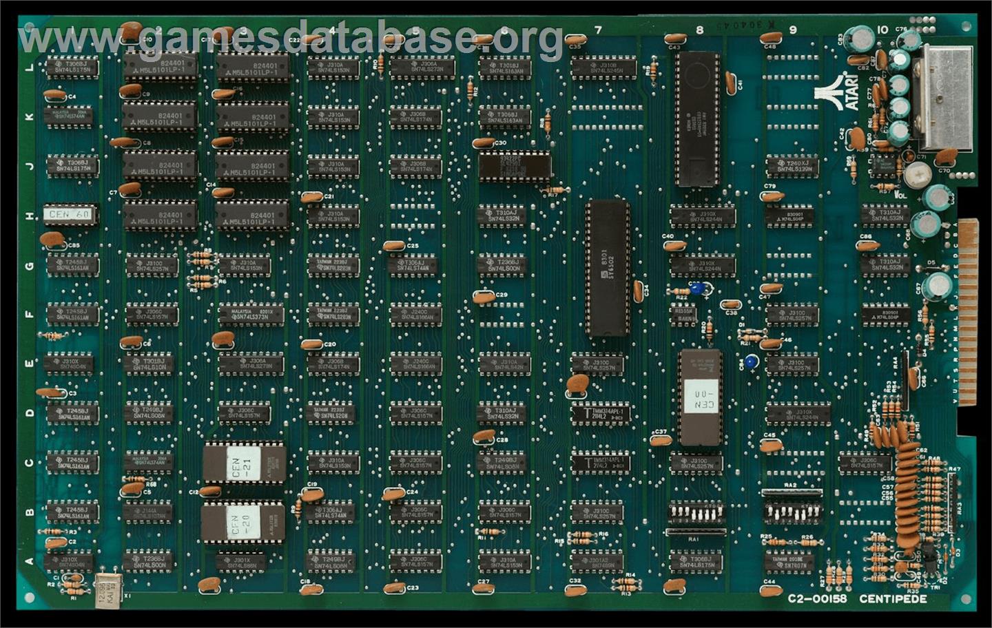 Caterpillar - Arcade - Artwork - PCB