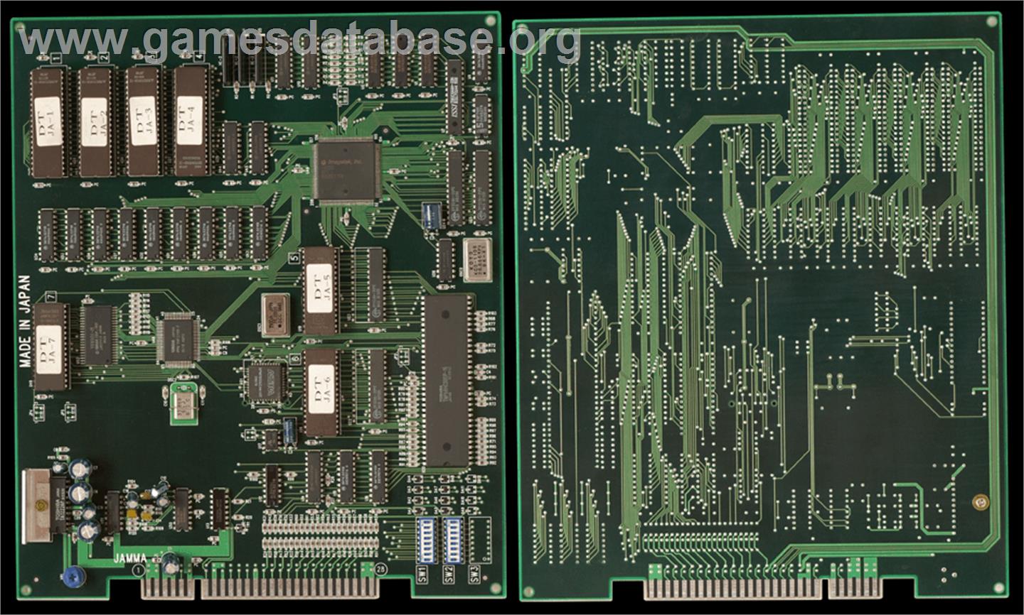 Daitoride - Arcade - Artwork - PCB