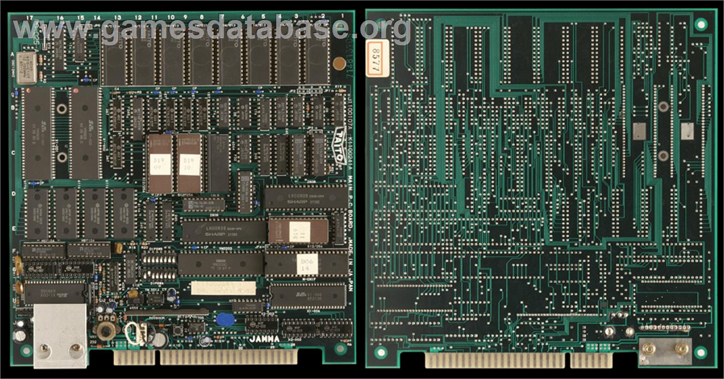 Dr. Toppel's Tankentai - Arcade - Artwork - PCB