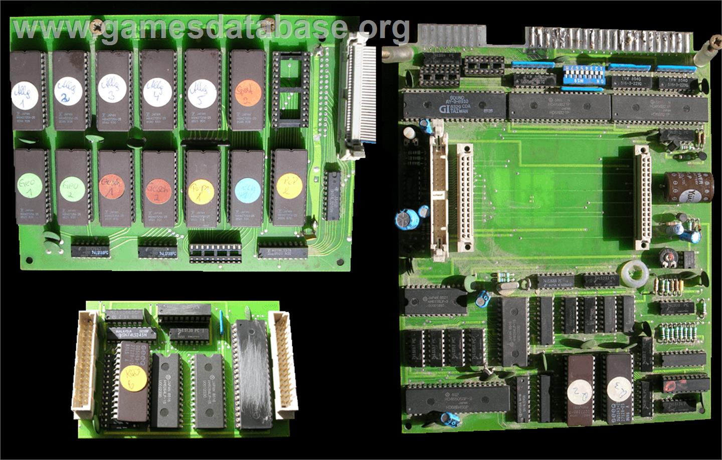 Fun World Quiz - Arcade - Artwork - PCB