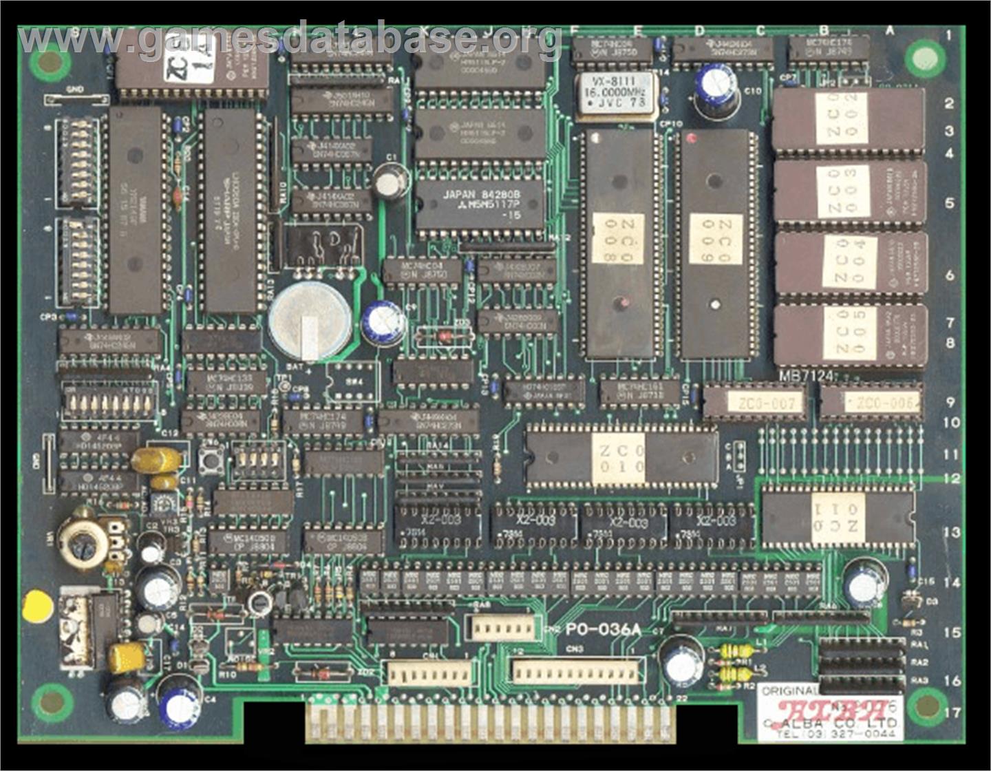 Hanaroku - Arcade - Artwork - PCB