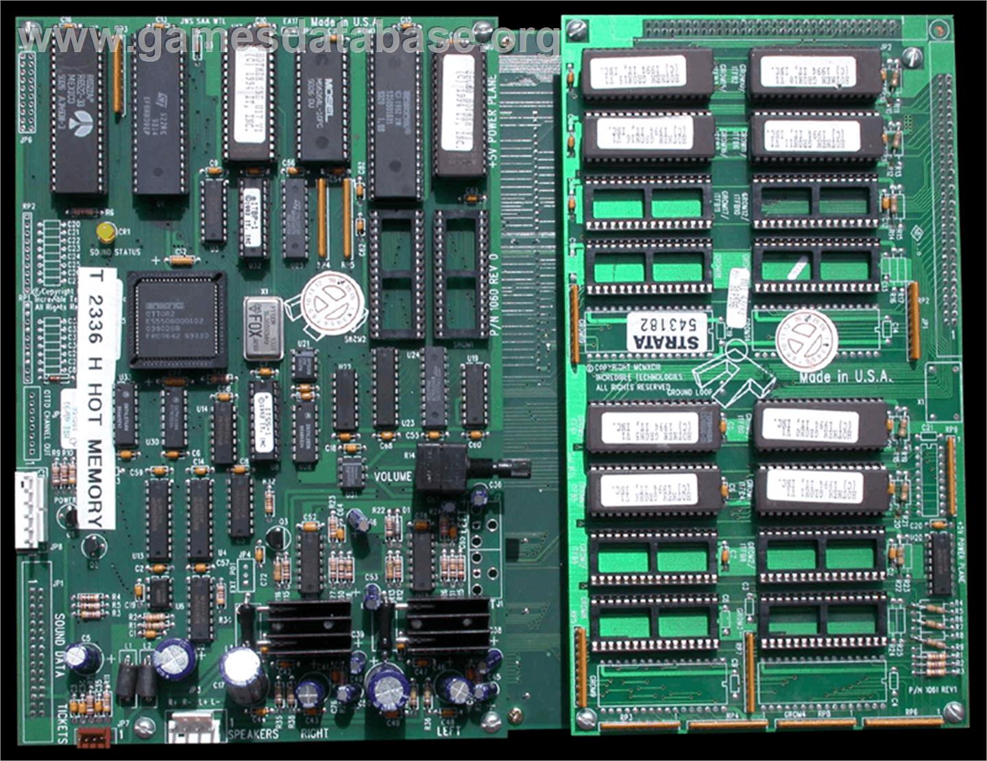 Hot Memory - Arcade - Artwork - PCB