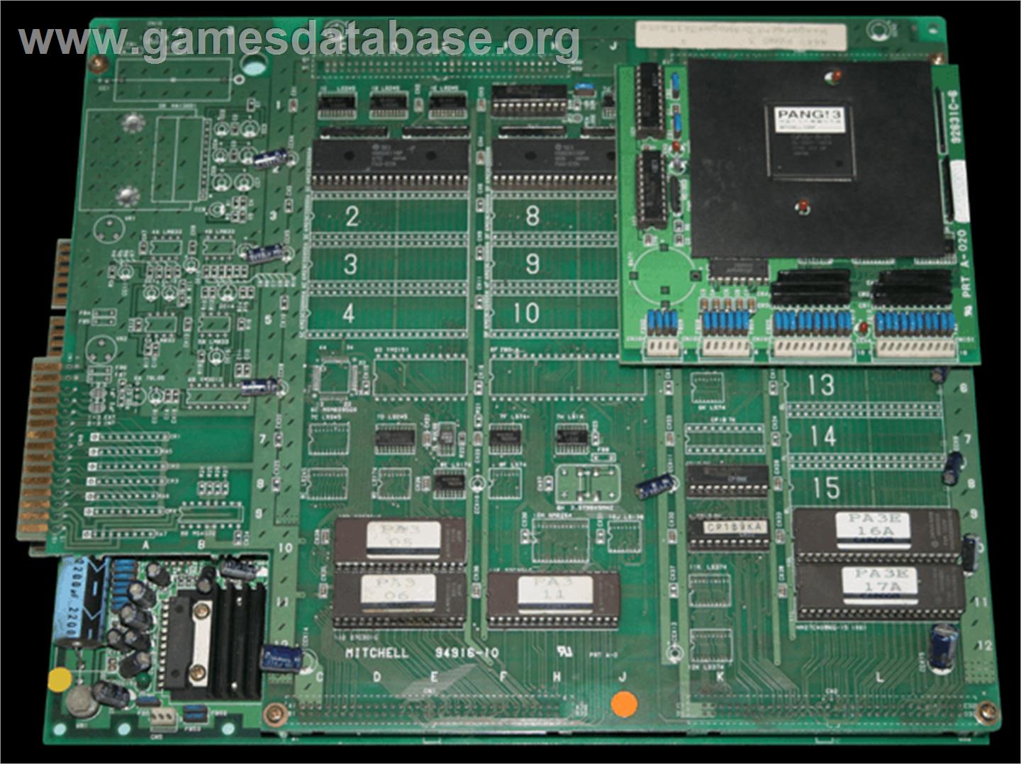 Pang! 3 - Arcade - Artwork - PCB