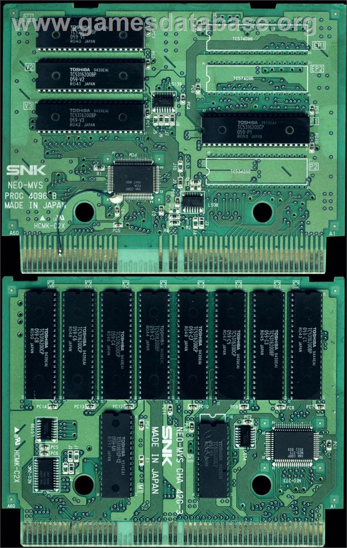Savage Reign / Fu'un Mokushiroku - kakutou sousei - Arcade - Artwork - PCB