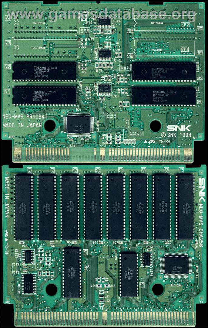 Shock Troopers - Arcade - Artwork - PCB