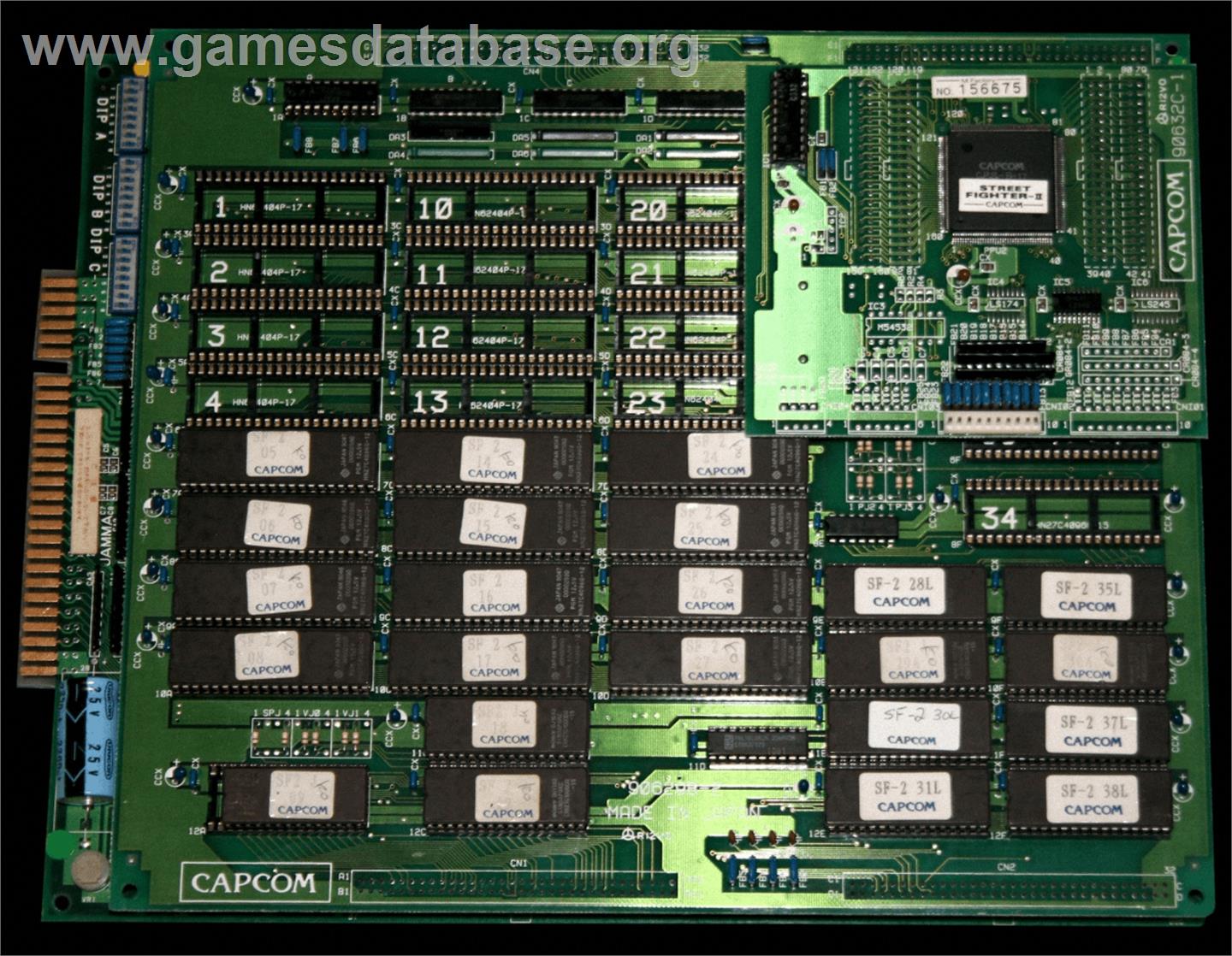Street Fighter II: The World Warrior - Arcade - Artwork - PCB