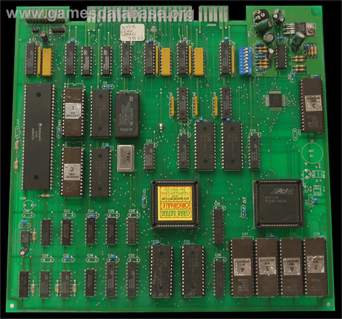 Super Gran Safari - Arcade - Artwork - PCB