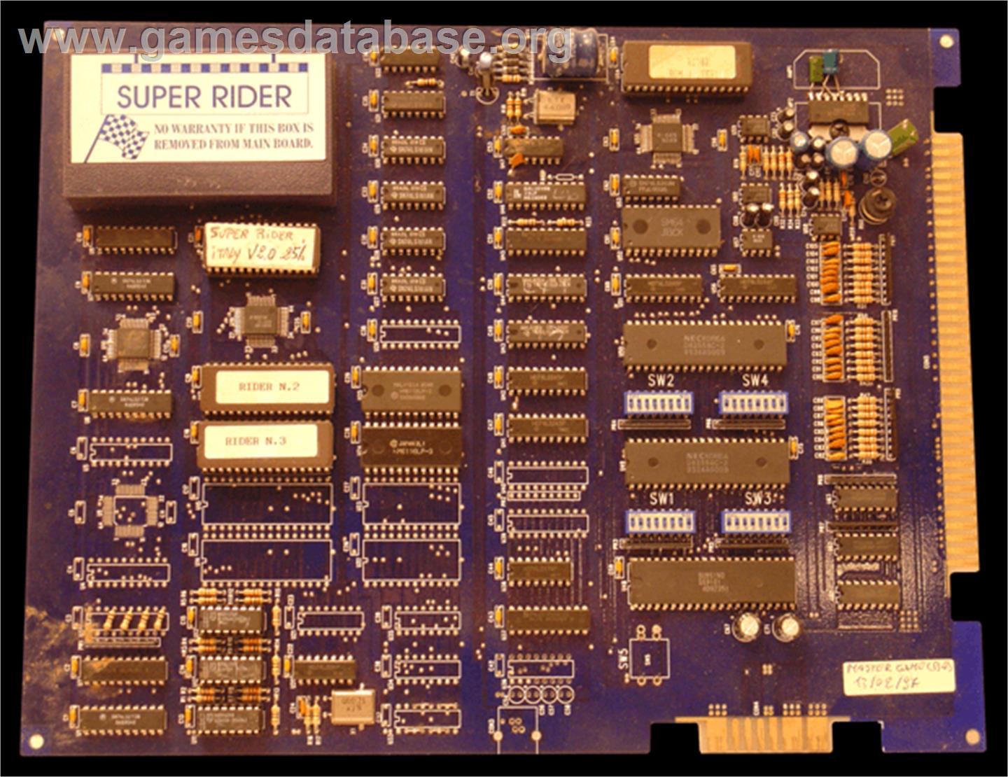 Super Moto - Arcade - Artwork - PCB