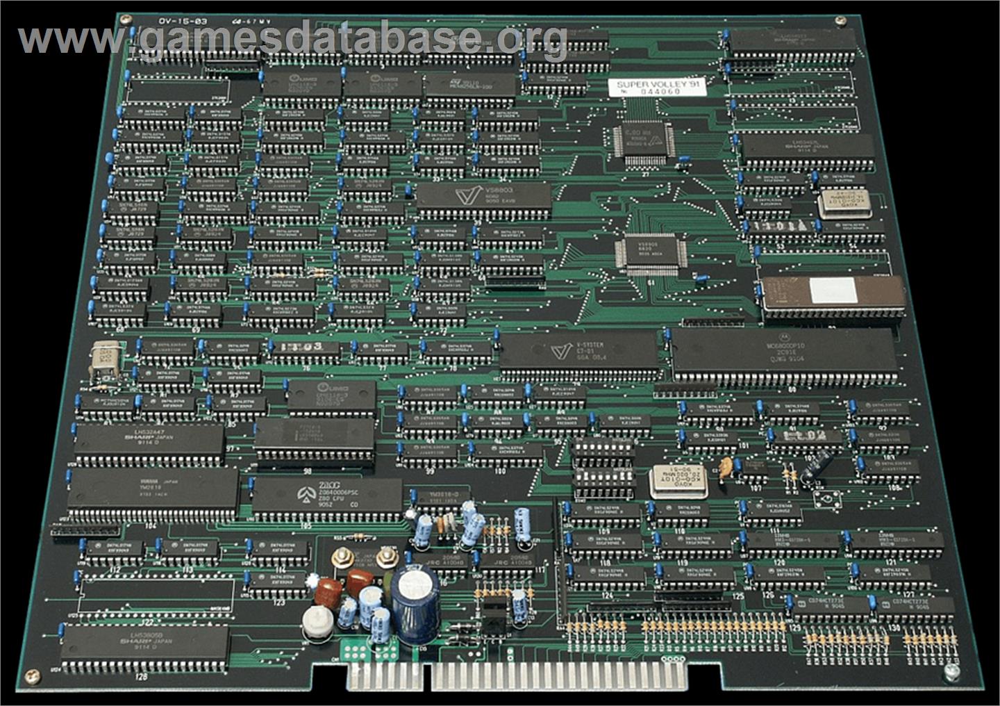 Super Volley '91 - Arcade - Artwork - PCB