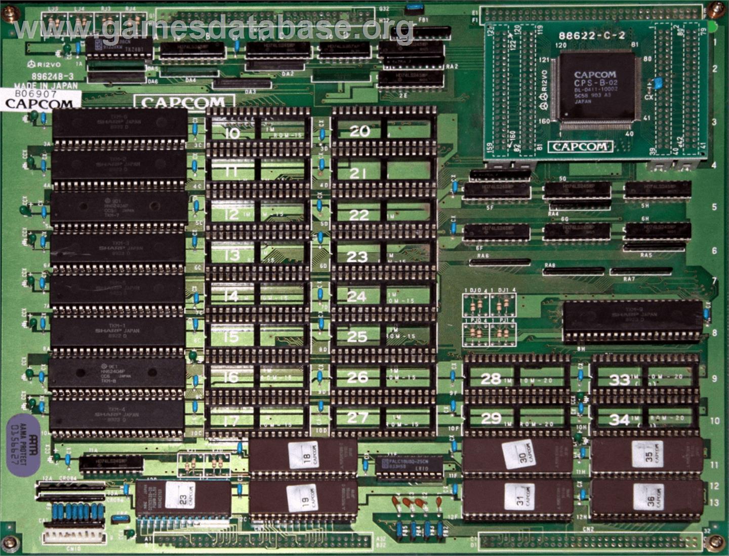Tenchi wo Kurau - Arcade - Artwork - PCB