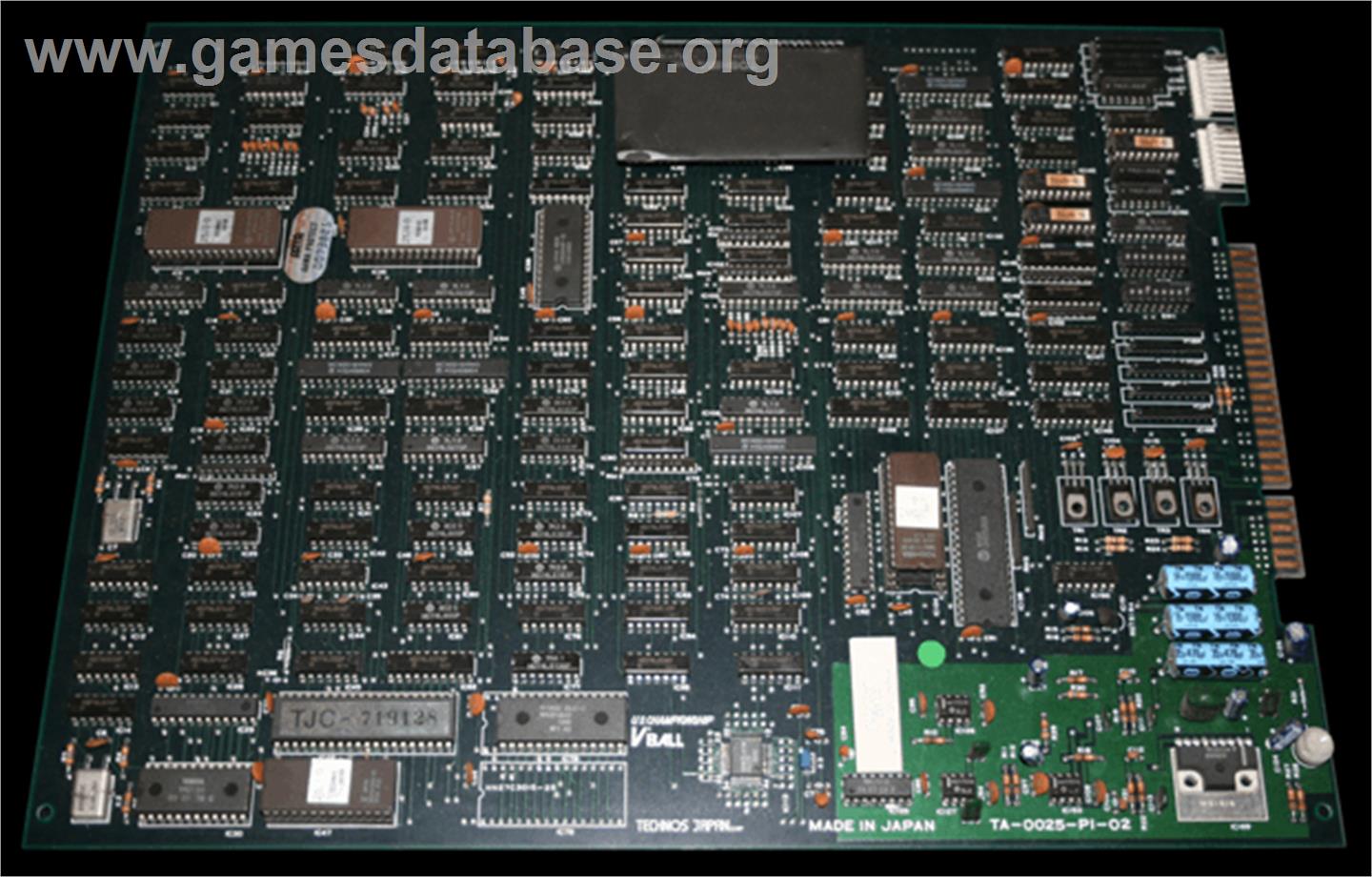 U.S. Championship V'ball - Arcade - Artwork - PCB