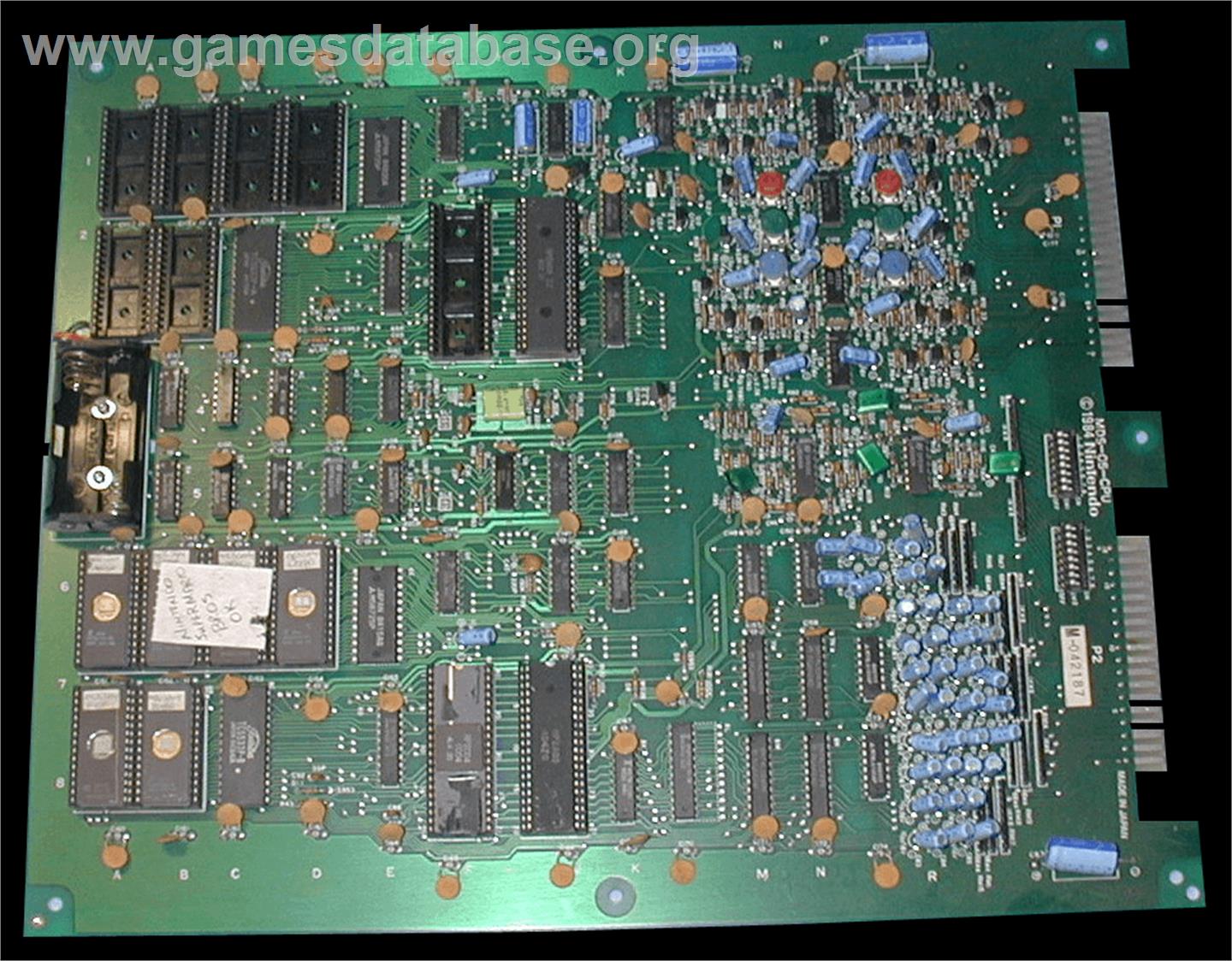 Vs. Super Mario Bros. - Arcade - Artwork - PCB