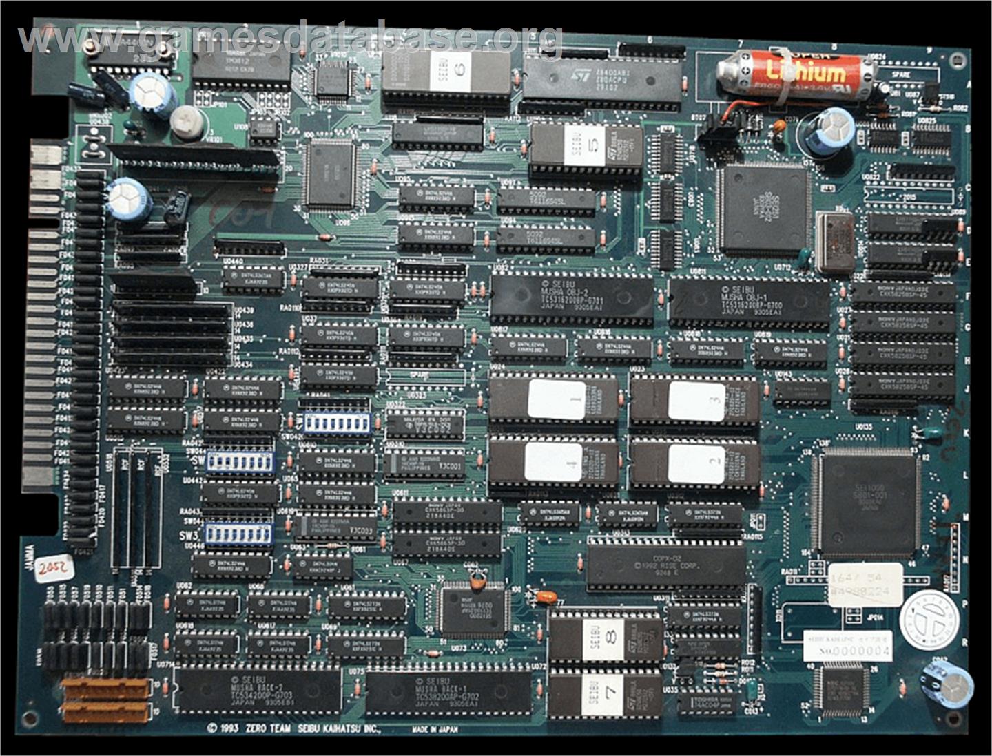 Zero Team Suicide Revival Kit - Arcade - Artwork - PCB
