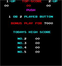 High Score Screen for Andromeda.