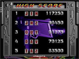 High Score Screen for Area 51 / Maximum Force Duo v2.0.
