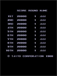 High Score Screen for Asuka & Asuka.