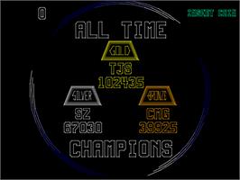 High Score Screen for Aztarac.