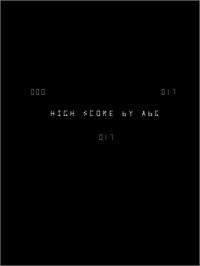 High Score Screen for Barrier.