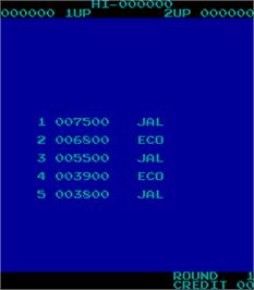 High Score Screen for D-Day.