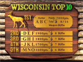 High Score Screen for Deer Hunting USA V2.