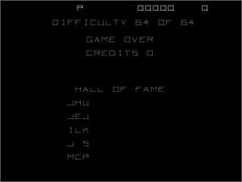 High Score Screen for Demon.