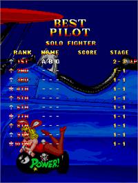 High Score Screen for Double Wings.